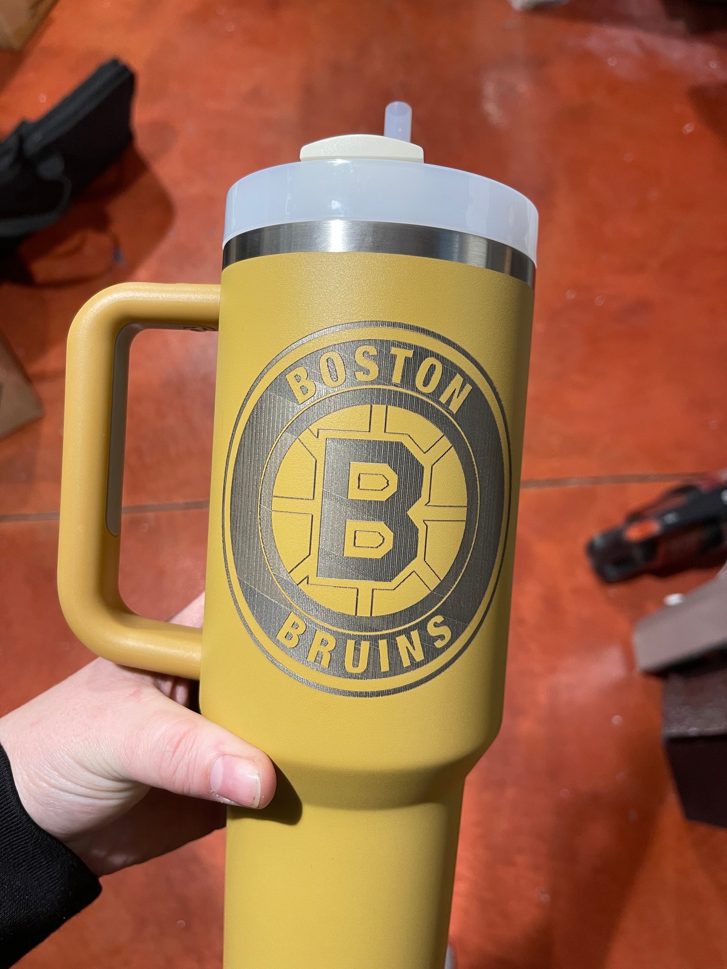 Professional Sports Theme - Custom Laser Engraved Stanley - 40oz