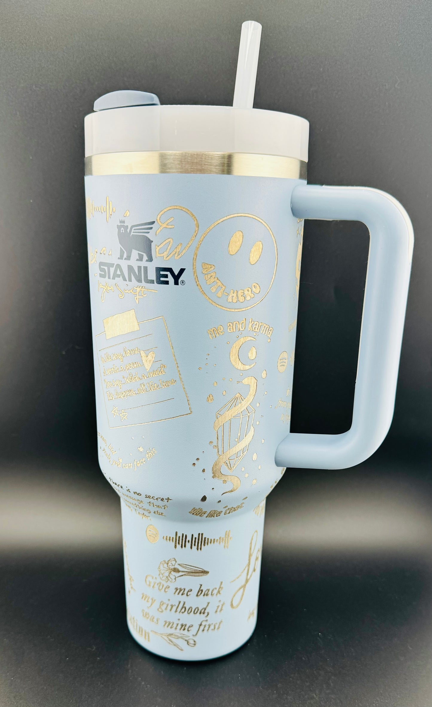 Taylor Swift Theme - Custom Laser Engraved Stanley - 40oz