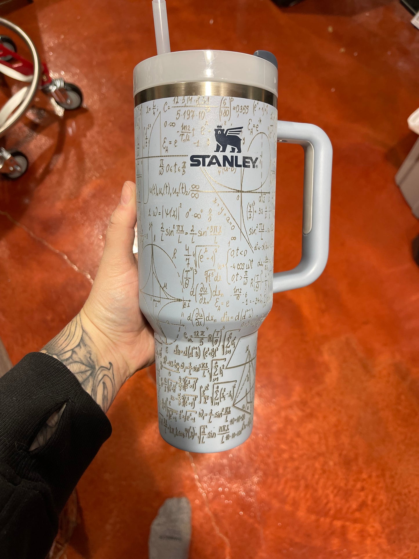 Math Equations - Custom Laser Engraved Stanley - 40oz